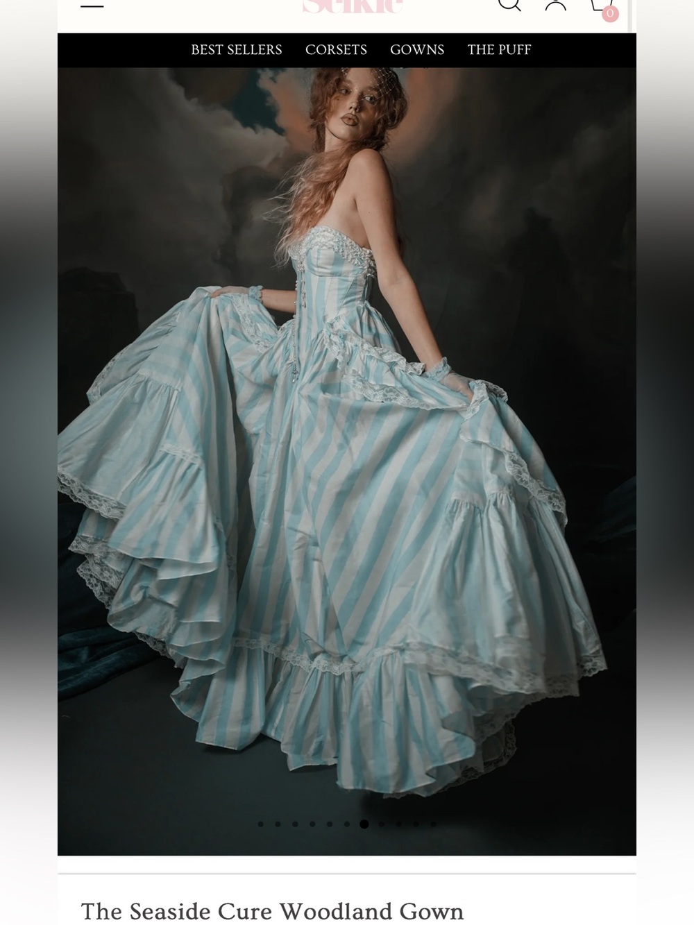 Selkie The Seaside Cure Woodland Gown - Picture 7 of 10